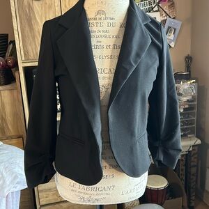 Black Love…ady 3/4 Sleeve Blazer - Large
